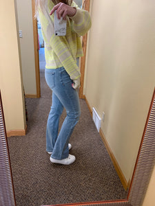 light wash midrise bootcut