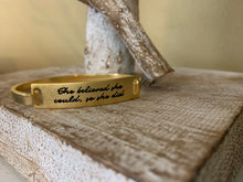 Load image into Gallery viewer, BUILD YOUR OWN INSPIRATIONAL CUFF OR BANGLE