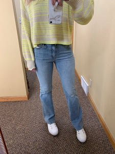 light wash midrise bootcut